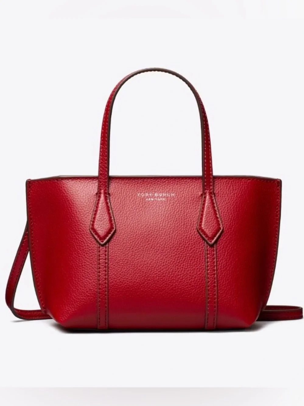 ▪️NWT Tory Burch Mini Perry Tote in Bartlett Red
